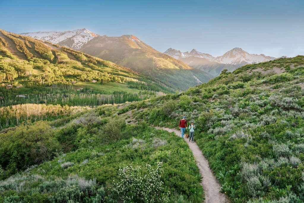 Summer hike in snowmass